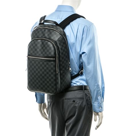 louis vuitton backpack michael nm damier graphite noir|Louis Vuitton canvas backpack.